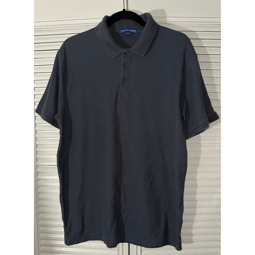 Port‎ Authority Men's Gray Polo Shirt Size L